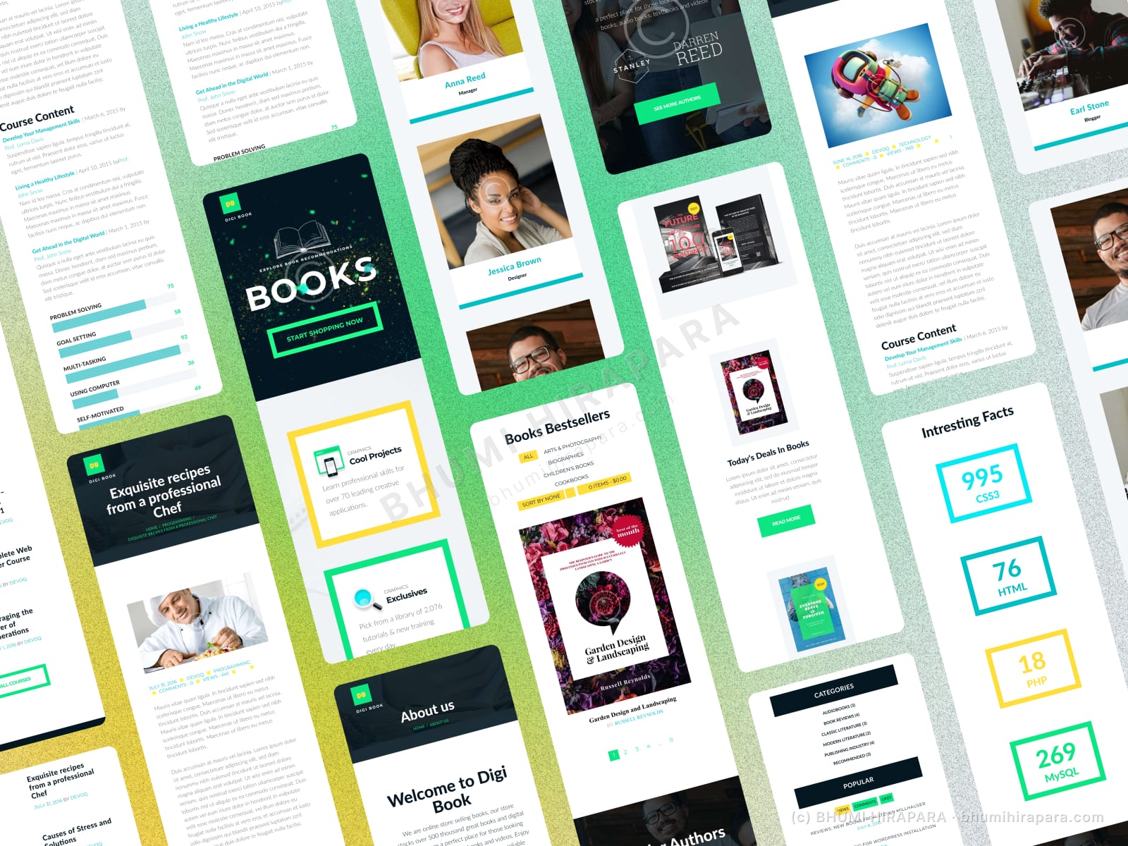 Digi Book website - how-it-works section