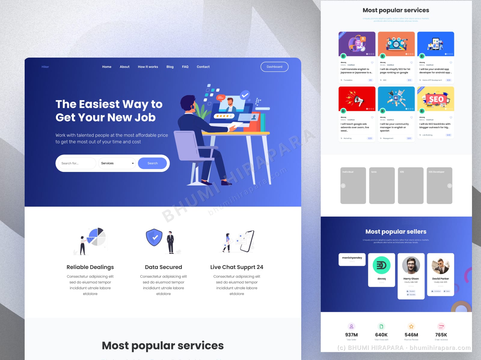 Hiker - Web Design