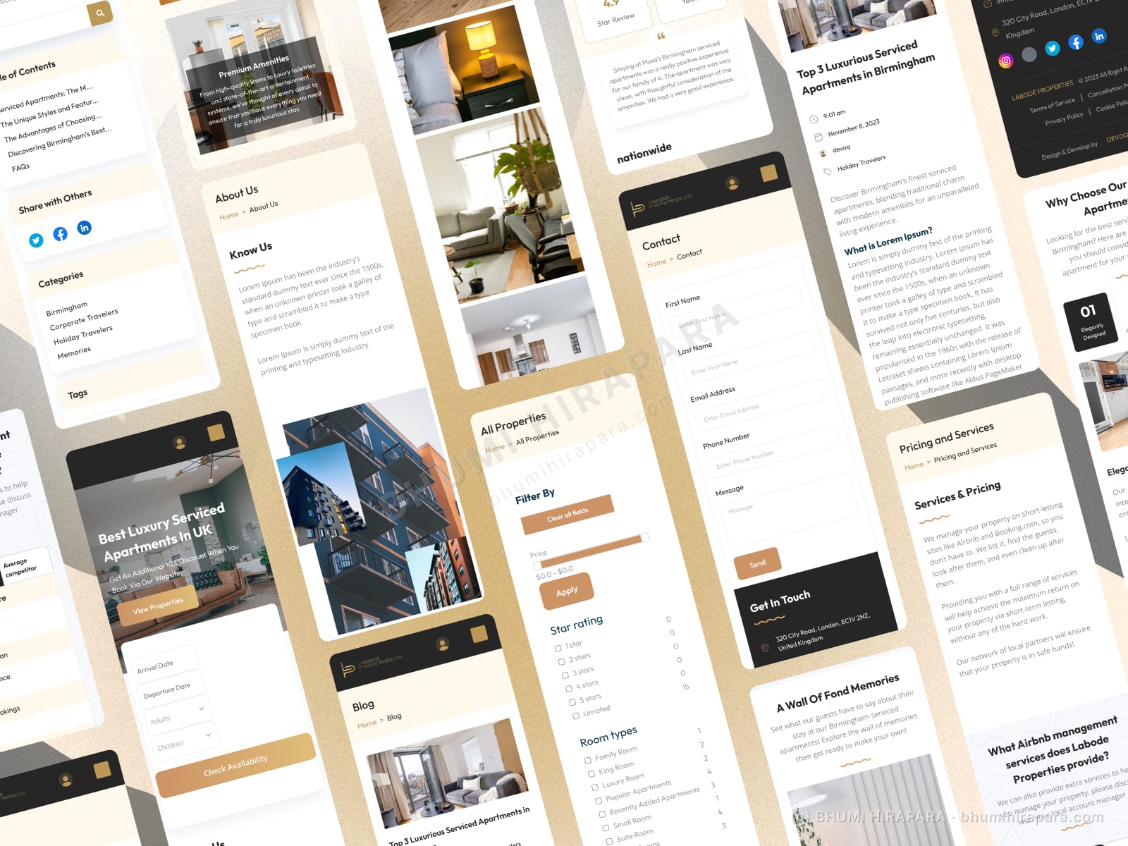 Labode Property website - how-it-works section