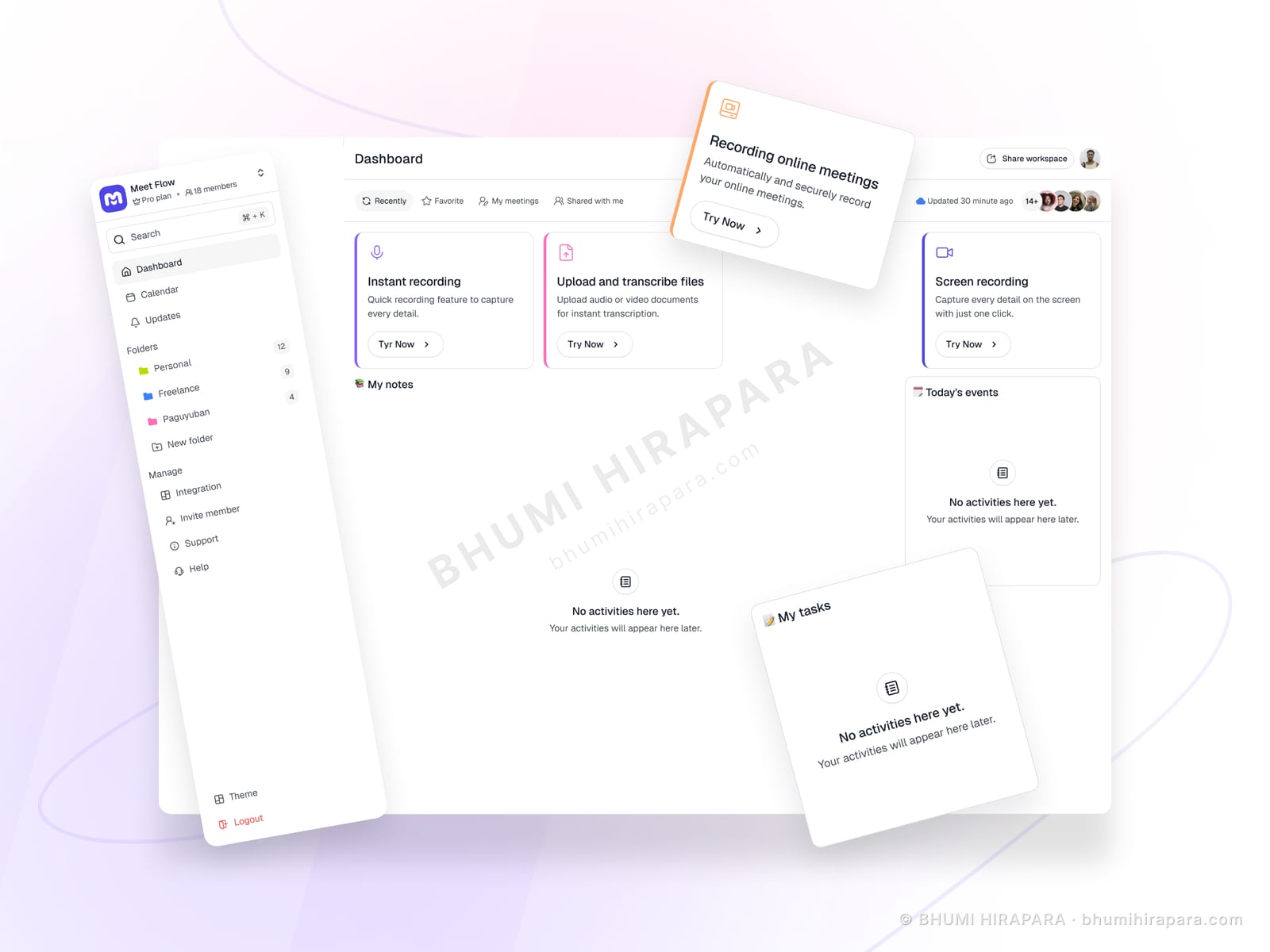 Meet Flow - SaaS Product Design case study