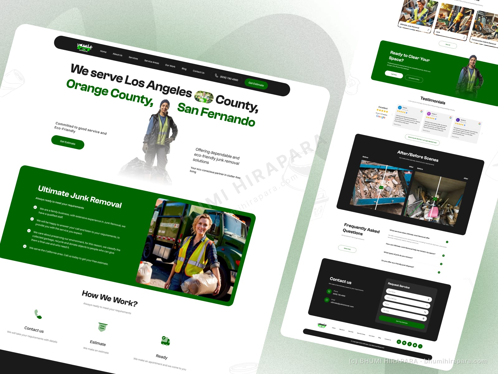 Ultimate Junk Removal - Web Design